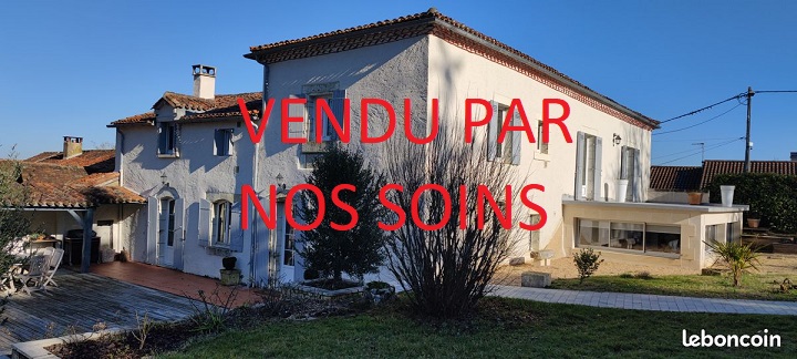 MAISON 5 CHAMBRES PISCINE ET GARAGES